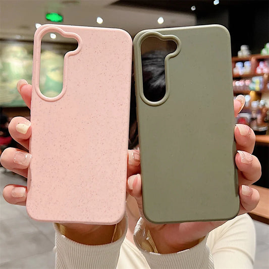 Samsung Hülle aus Weizenstroh – Nachhaltige Silikon-Schutzhülle