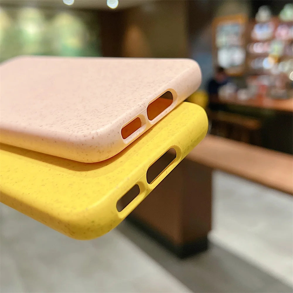 Samsung Hülle aus Weizenstroh – Nachhaltige Silikon-Schutzhülle